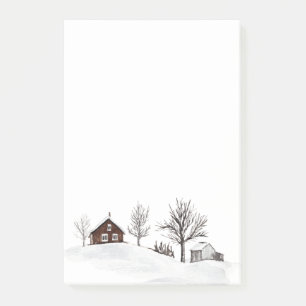 Post-it® Paysage hivernal de neige