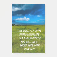 Paysage rural de Saint-Kitts