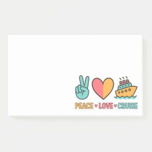 Post-it® Peace Love Cruise Vacances