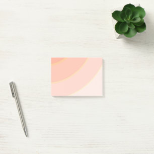 Post-it® Peach Circular Swils ombre