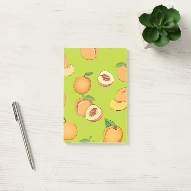Post-it® Peach Pattern 4 (Bureau)