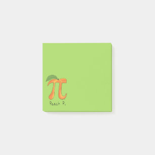 Post-it® Peach Pi Cute Math Pi Day Notes