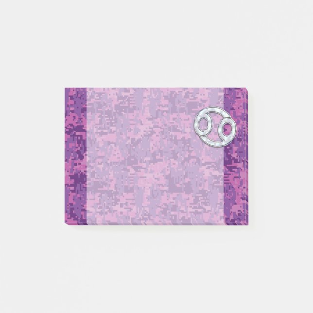 Post-it® Pearle comme cancer Zodiac Connexion Camo numériqu (Devant)