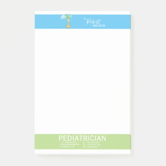 Post-it® Pediatricien de Cute Giraffe / Pediatricien