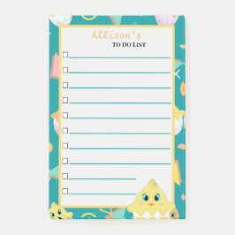 Post-it® Peekaboo Green Baby Chick Notes
