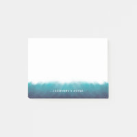 Peint Ocean Waves Blue Aquarelle personnalisée