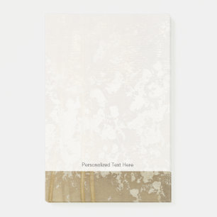 Post-it® Peinture abstraite d'or avec les taches argentées