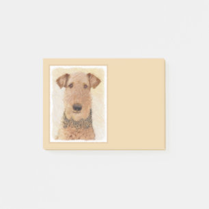 Post-it® Peinture Airedale Terrier - Cute Original Art