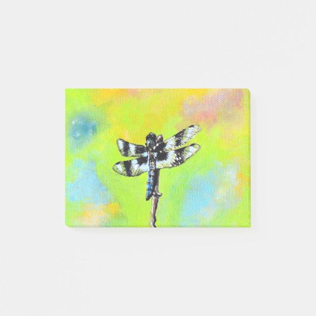 Post-it® Peinture de libellules chatoyante (Devant)