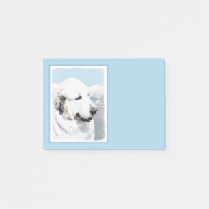 Post-it® Peinture des Pyrénées - Art original du chien
