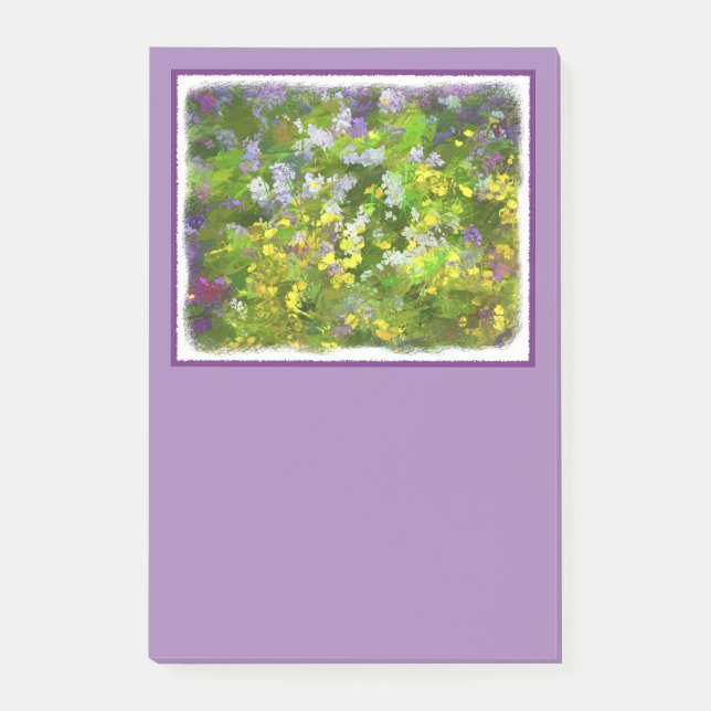 Post-it® Peinture fleur sauvage Impasto - Art Fleur Origina (Devant)