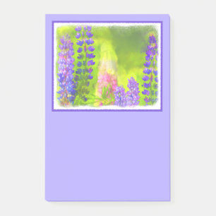 Post-it® Peinture Lupine - Art Fleur Original