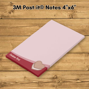 Post-it® Pense-bêtes en forme de biscuits en cœur
