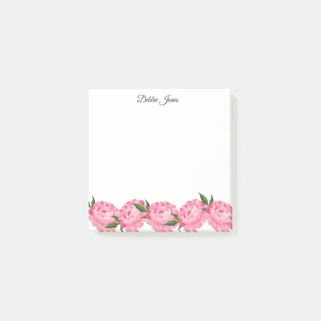 Post-it® Peony rose Post-it-Notes (Devant)