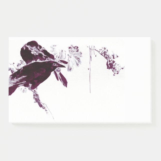 Post-it® Perché dans les arbres Les Ravens (Devant)