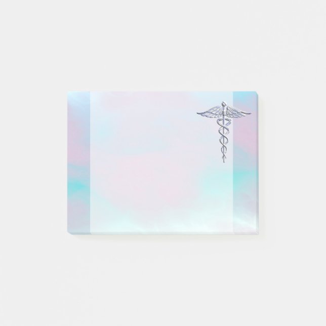 Post-it® Perle Médicale de mère de symbole de caducée (Devant)