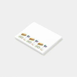 Post-it® Perles de collier Mardi Gras Bourbon Street NOLA