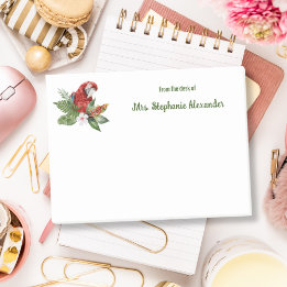 Post-it® Perroquet D'Aquarelle Oiseau Du Bureau De Sticky