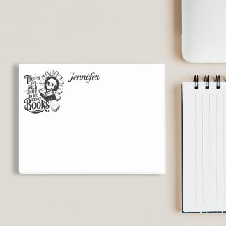 Post-it® Personalized No Such Thing As Too Many Books
