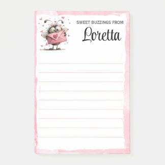 Post-it® Personalized Valentine Bee Notepad