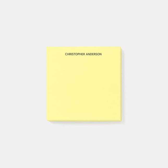 Post-it® Personalized Yellow (Devant)