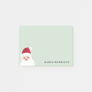 Post-it personnalisable de vacances du père noël