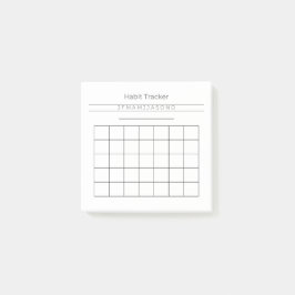 Post-it® Personnalisable Habit Tracker Post It Notes 3" x 3