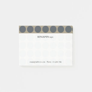 Post-it® Personnalisable n'importe quel Motif de Pois coule