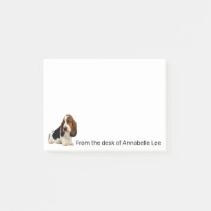 Post-it® Personnalisation de Basset Hound