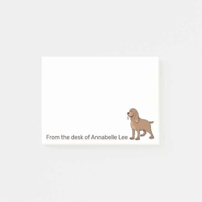 Post-it® Personnalisation de Golden Retriever (Devant)