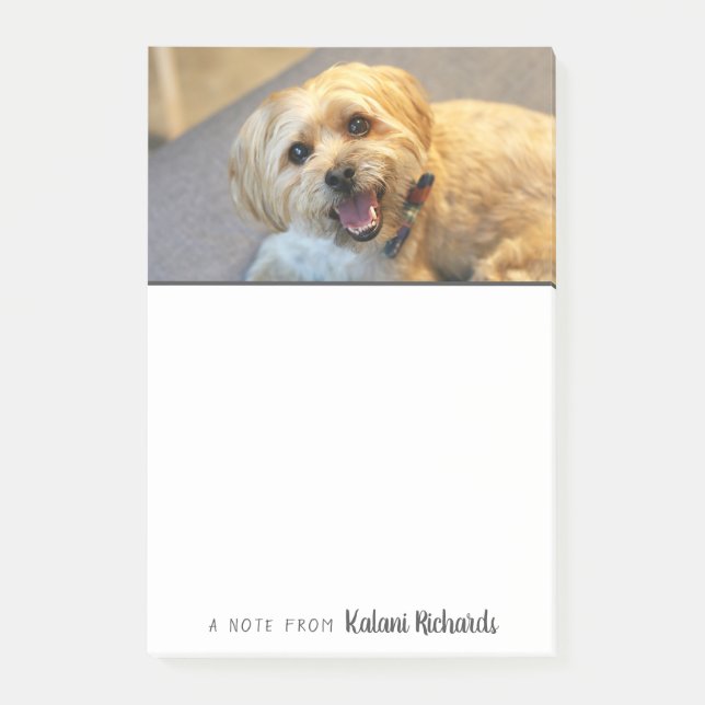 Post-it® Personnalisation de la photo de haut niveau (Devant)