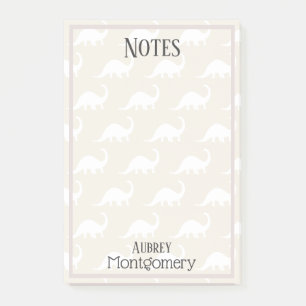 Post-it® Personnalisation des dinosaures du Brontosaurus bl