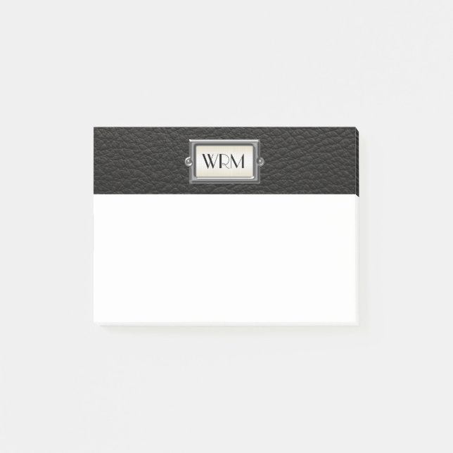 Post-it® Personnalisation masculine exécutive à 3 lettres m (Devant)