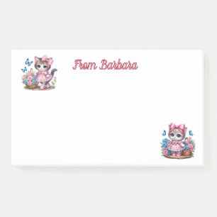 Post-it® Personnalisé Ici Kitty