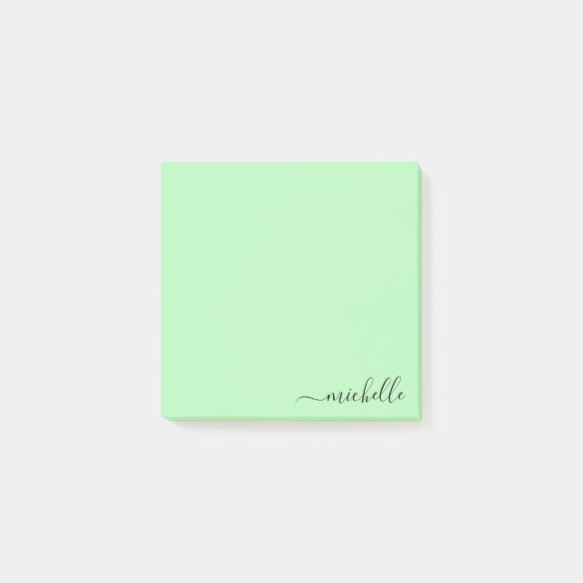 Post-it® Personnalisé Nom Minimaliste couleur Pastel person (Devant)