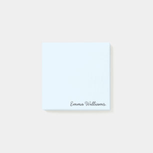Post-it® Personnalisé Nom Minimaliste couleur Pastel person