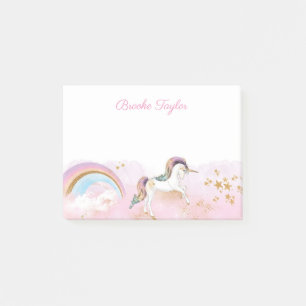 Post-it® Personnalisé Rainbow Unicorn