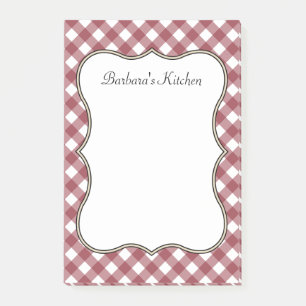 Post-it® Personnalisé Retro Kitchen Post It Notes Cadeau