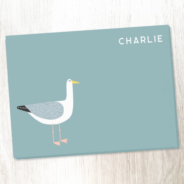 Post-it® Personnalisé Seagull (Fun personalized name seagull bird PostIt notes)