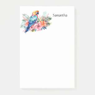 Post-it® Personnalisé Tropical Macaw Parrot