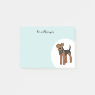 Post-it® Personnaliser Airedale Terrier
