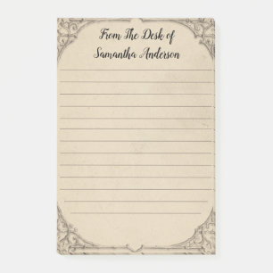 Post-it® Personnaliser Antique en détresse Vintage Personne