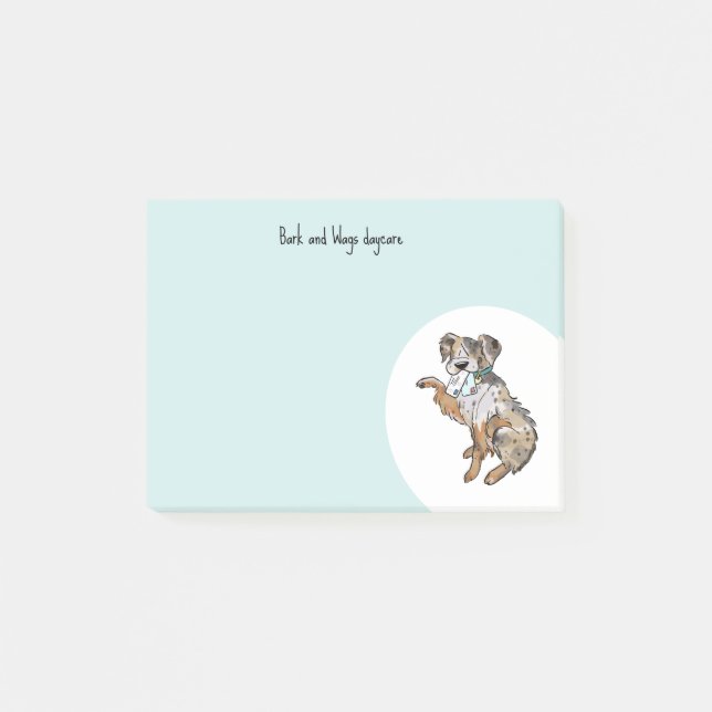 Post-it® Personnaliser Australian Shepherd (Devant)