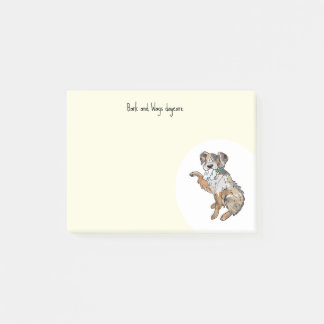 Post-it® Personnaliser Australian Shepherd