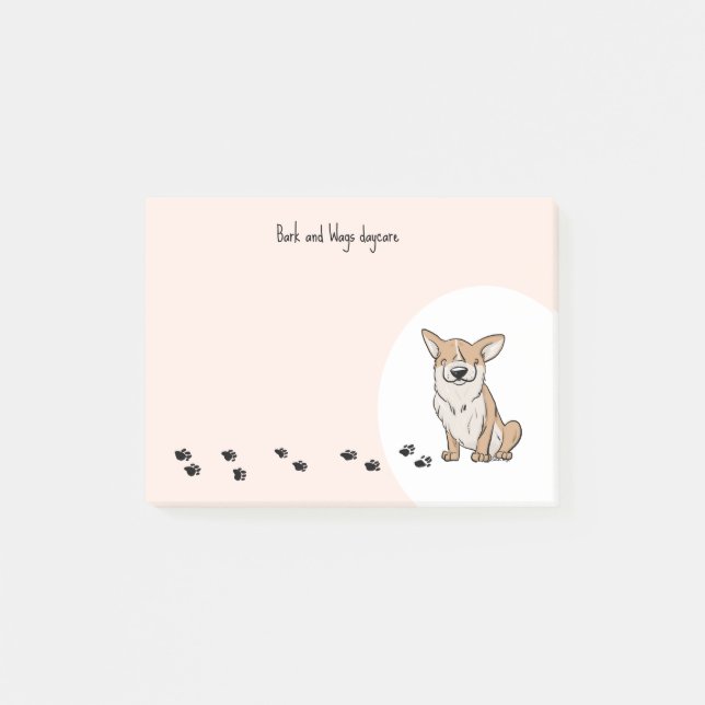 Post-it® Personnaliser Corgi (Devant)