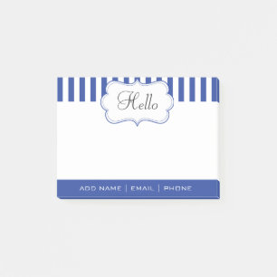 Post-it® Personnaliser les bandes bleues électriques class