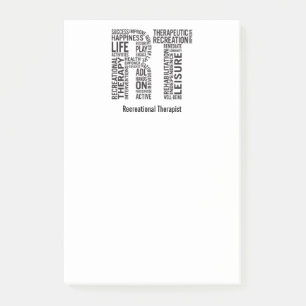 Post-it® Personnalisez le thérapeute récréationnel nomm