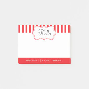Post-it® Personnalisez les bandes rouges de pavot classique