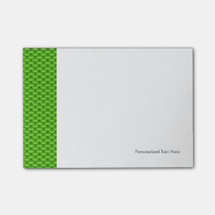 Post-it® Petit motif vert d'échelle de poissons