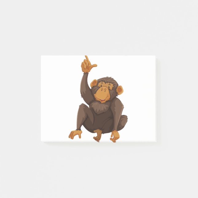 Post-it®  Petit singe (Devant)